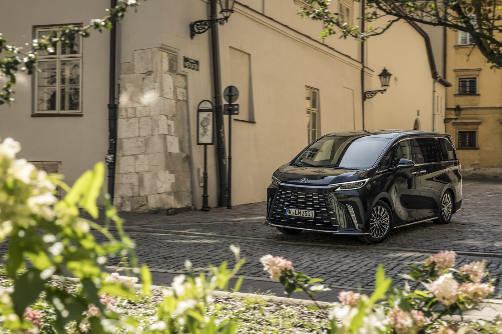 Lexus LM 500h front profile